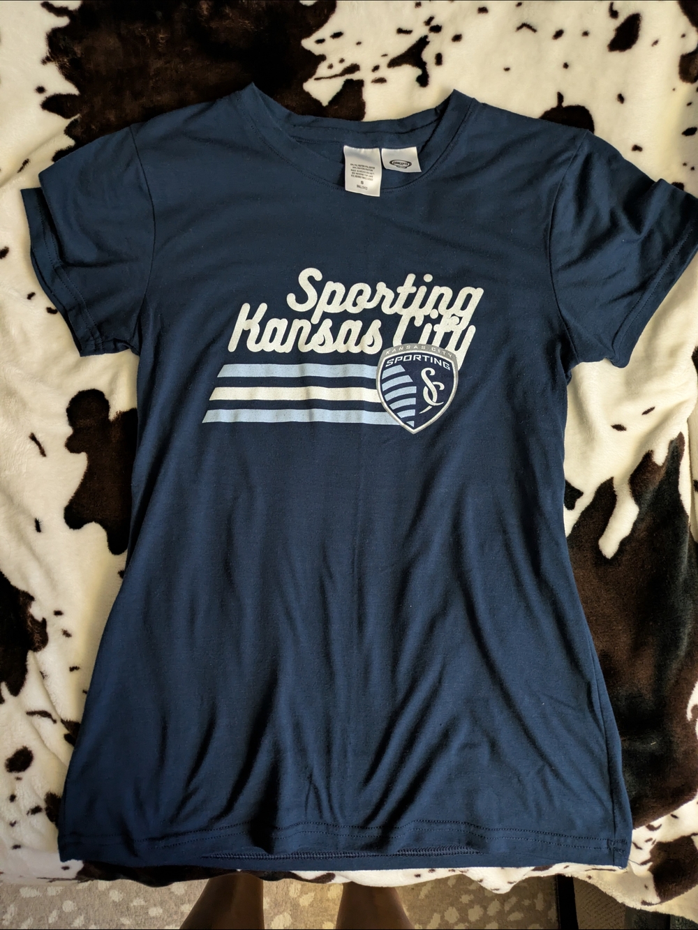 Sporting Kansas City Women's Navy Graphic Tee
